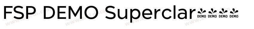 FSP DEMO Superclar字体转换 FSP DEMO Superclar字体转换